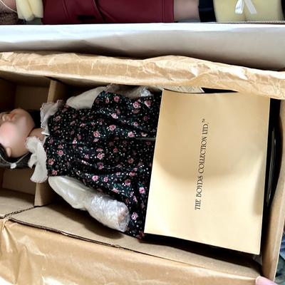 ? Vintage Porcelain Doll Collector’s Lot – 4 Dolls (NIB)