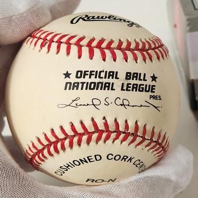 Lou Brock HOF 85 OMLB Signed Autographed Baseball