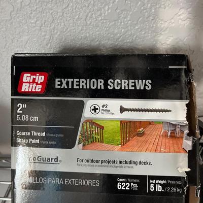 Screws Brad nails and washers