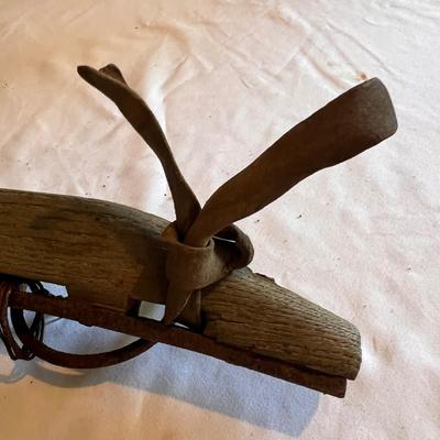 Two pairs Hames - Wood & Metal Horse Harness (LR-RG)