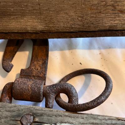 Two pairs Hames - Wood & Metal Horse Harness (LR-RG)