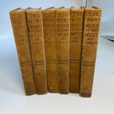 The Winning of the West Volumes I-VI (vol. I signed by J.Q.Norton