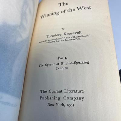 The Winning of the West Volumes I-VI (vol. I signed by J.Q.Norton