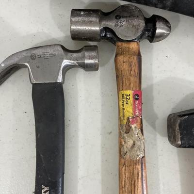 Hammers, mallets, and tool bag