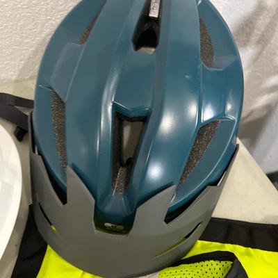 Safety gear and bike helmet