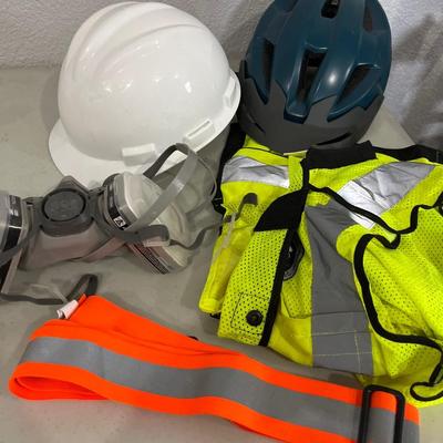 Safety gear and bike helmet