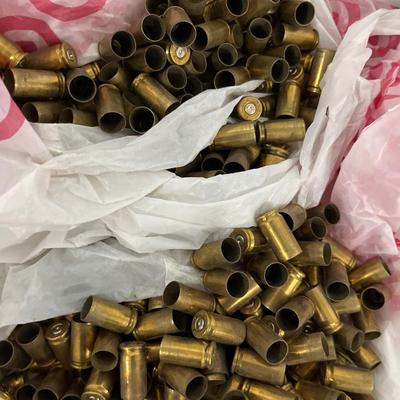 Spent shell casings, and two targets