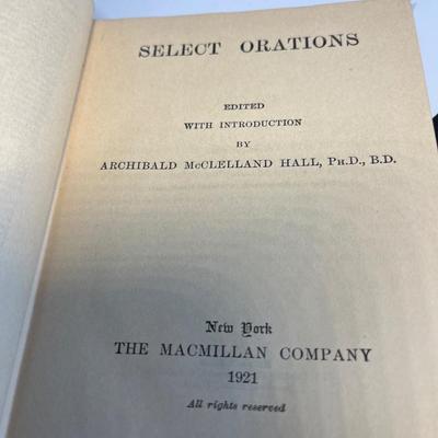 Antique book lot