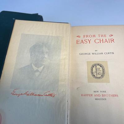 Antique book lot
