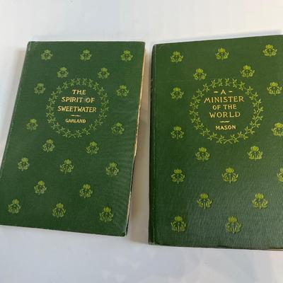 Antique book lot