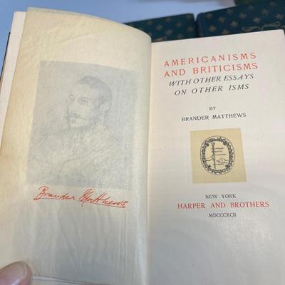 Antique book lot