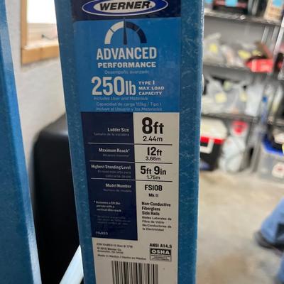 Werner advanced performance 8 foot ladder