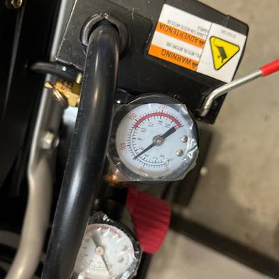 Husky air compressor on wheels