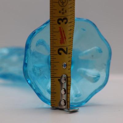 Vintage Art Glass Fan Vase