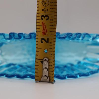 Vintage Art Glass Fan Vase