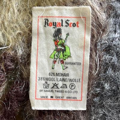 Vintage Royal Scot Mohair/wool scarf