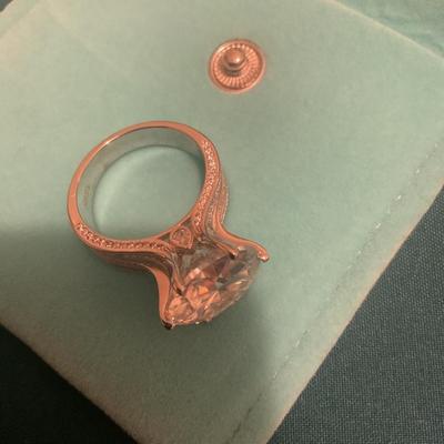 10 Carat Moissanite Ring