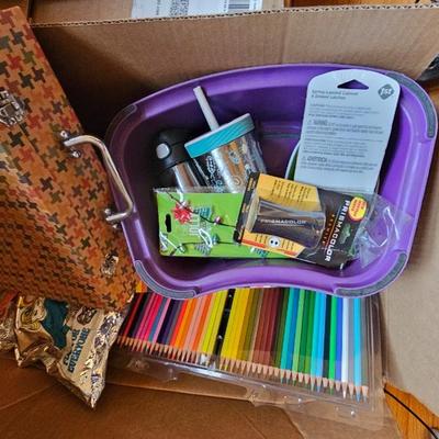 Box of Art Supplies