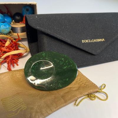 Stones & eyeglass case