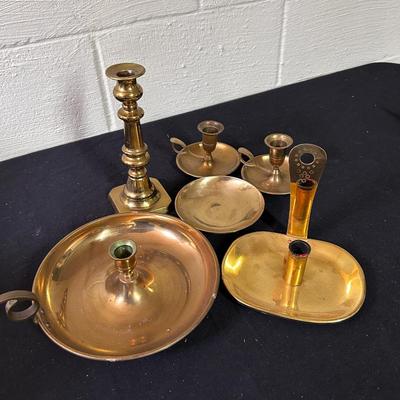 Misc. Brass Candlesticks