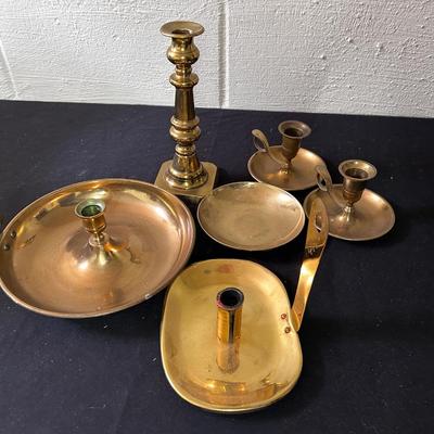 Misc. Brass Candlesticks
