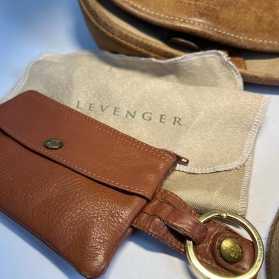 Ghurka purse and Levenger wallet