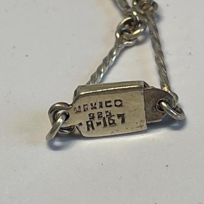 Sterling/amber necklace, bracelet and earrings