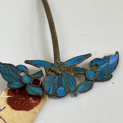 Necklace and hairpin