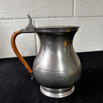 Dutch pewter tankard