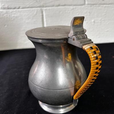 Dutch pewter tankard