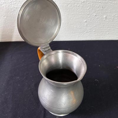 Dutch pewter tankard