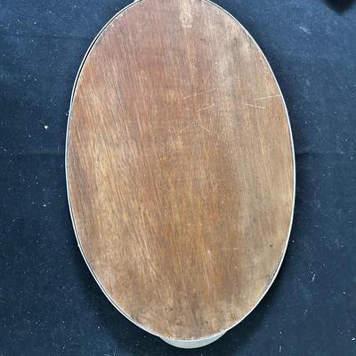 Pewter / Teak tray