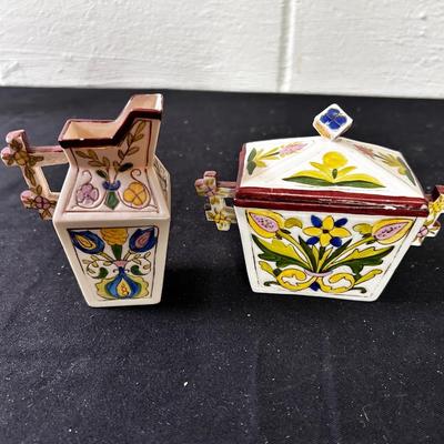 Vintage Japanese Cream & Sugar
