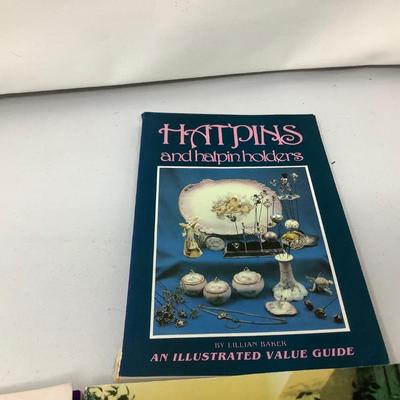 Sale Photo Thumbnail #156: You get Hat pin reference books , jewelry book, garage sale book sapphire book.