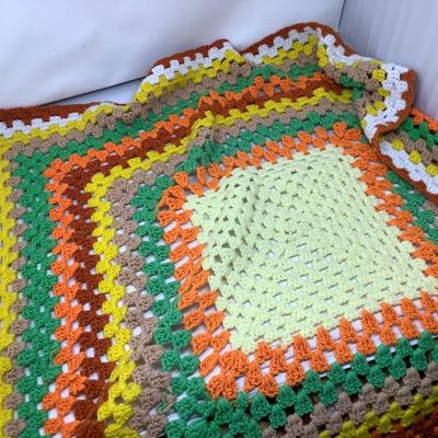 Square Crocheted Afghan
