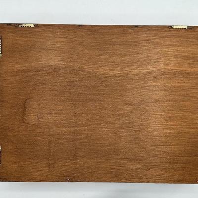 Wooden and Glass Display Cabinet Wall Hanging