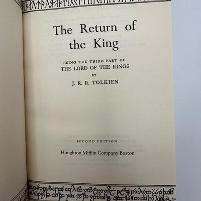 J.R.R. Tolkien/The Lord of The Rings Trilogy, 1965 2nd Edition