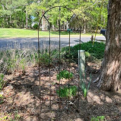 O562 Oval Wrought Iron Trellis