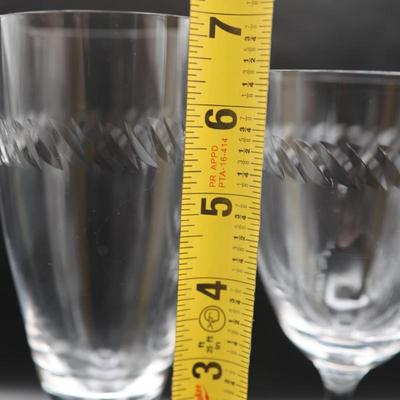 Vintage Stemware Set of Glasses
