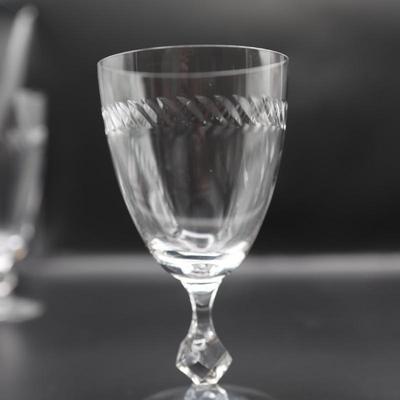 Vintage Stemware Set of Glasses