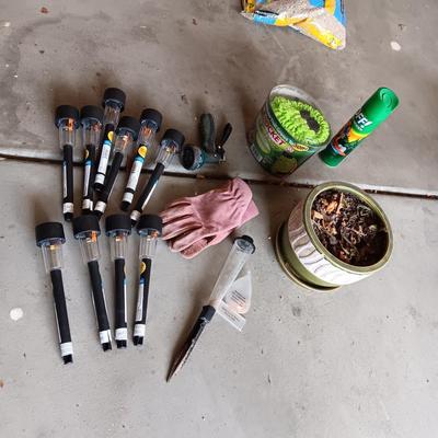 NEW SOLAR PATH LIGHTS, NEW HOSE THAT GROWS TO 50 FEET, LEATHER LADIES GLOVES AND MORE