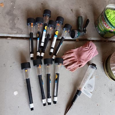 NEW SOLAR PATH LIGHTS, NEW HOSE THAT GROWS TO 50 FEET, LEATHER LADIES GLOVES AND MORE