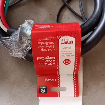 NEW 220 WATT RANGE CORD, WIZARD HEATER, NEW DRYER VENT AND VENT BRUSH