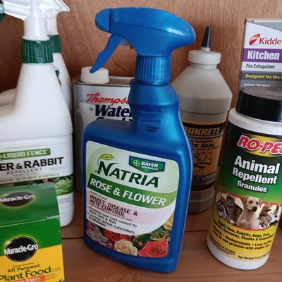 MOSTLY YARD AND GARDEN CHEMICALS