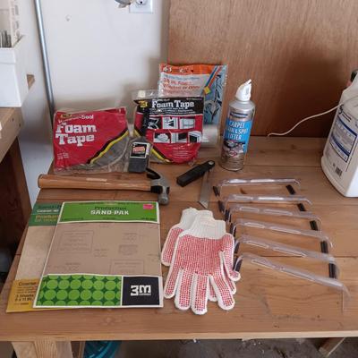 MAGNETIC HEAT DEFLECTORS, FOAM TAPE, HAMMER, SAND PAPER AND MORE