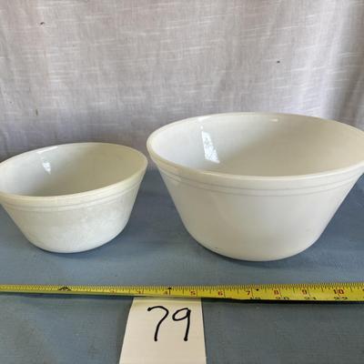 Fostoria Milk Glass Bowls