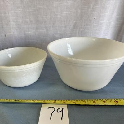 Fostoria Milk Glass Bowls