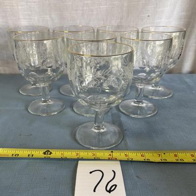 Bartlett Collins Pedestal Goblets