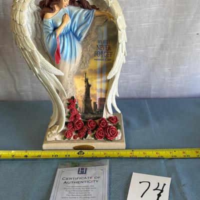 Thomas Kinkade We Will Never Forget Memorial Statue