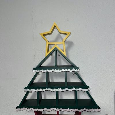 Christmas tree ornament shelf/holder
